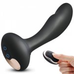 Vibrating Prostate Massager Ultra Smooth Silicone Rechargable Waterproof Huge Anal Sex Toy For Incredibly Powerful Orgasms