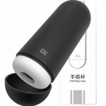 Male Masturbator Cup Vibrator Real Vagina for Men Deep Throat Pussy Mouth Double Adult Endurance Exercise Sex Toys for Man