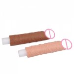 6.8 Inch Penis Sleeve Extender Condom Penis Enlargement Simulation Male Penis Dildo Sex Toy for Women Sex Products