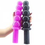 FAAK Big Anal Beads Female Masturbator Wand Dildo Huge Long Anal Plug Ass Plug Vaginal Expansion Stimulation Erotic Sex Products