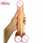 Huge Realistic Soft Big Dildo Penis with Suction Cup Dildo Anal Vaginal G-spot Stimulators Adult Sex Toys for Woman Masturbator