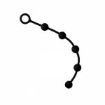 Silicone long anal beads butt plug ball pull ring slim chain  Prostate fake insert G spot dildo Vagina sex toy for male female