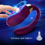Sex Toys for Couples Wireless Share   Remote Control Dual Vibrating Wearable Sex Dildo G-Spot Vibrator Clitoris Stimulator