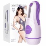 Japan AV Star Moan Interactive Male Masturbator Realistic Vagina Real Pussy Suck Blowjob Clamp Vibrator Machine Sex Toys For Men