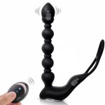 Wireless Control Cock Ring Anal Plug Vibrator Sex Toys For Couples Women Men Heating Prostate Massager Vagina Dildo Stimulator