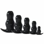 DINGYE Hollow Anal Plug Anal Dilator Soft Speculum Enema 5 Sizes Sex Toys For Woman Men Butt Plug Prostata Massager Masturbation