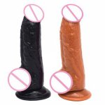 Realistic Dildo Huge Penis 21*4.8cm Thick Big Dick Adult Sex Product Female Masturbation Massager  Couple Flirting  Erotic Toys