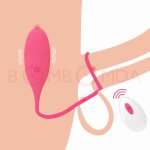 Wireless Remote Vibrating Butt Plug for Men Male Automatic Masturbating Penis Delay Trainer Ring Prostate Massager Anal Plug