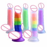 Realistic Jelly Dildo Crystal Jellie Dong Jelly Penis for Beginner Sex Toy for Women G Spot Clit Vaginal Stimulator with Suction