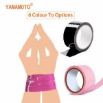 Couples Sexy Games Handcuff Foot Arm Ankle Restraint Non-sticky Electrostatic Tape BDSM Bondage Sex Toys for Men Women