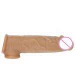 Penis Extender Sex Toys For Men Reusable Condom Dick Silicone Adults Toys Male Realistic Thick Cock Enhancer Delay Dildo Sleeve