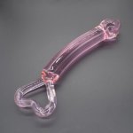 Glass Dildo Phallus For Women Transparent Crystal Butt Plug Intimate Goods Ass Plug Dildo For Women Adult Supplies Glass Plug 18