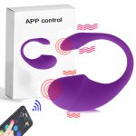 Wireless APP Remote Control Vibrator Bluetooth Vibrating Panties Wear Dildo Vibrator G Spot Clitoris Sex toys for Women Sex Shop