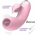 Oral G Spot Vibrator Sex Toys For Woman Blowjob Sucking Clit Rabbit Dildo Licking Nipple Vagina Stimulation Breast Massager