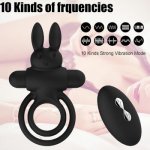 Wireless Remote Control Vibrator For Man Penis Sleeve Vibrator Ring Delay Time G-spot Clitoris Stimulator Adult Toys for Couples