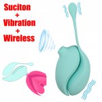 Four Motors Wireless 2 in 1 Sucking Dildos Vibrator for Women Sucker Anal vagina clitoral Butt plug VIbrator for Couple adult