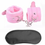 2in1 Sex Handcuffs and Sexy Eye Mask Blindfold Products Adult Games Restraints Bondage Fetish BDSM Sex Toy for Couples