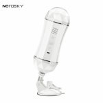 Zerosky Dual Channels Vibrating Oral Sex & Vagina Pussy Handfree Voice Male Masturbator Climatic stimulation Sex Toys for Men