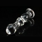 Large Anal Dildo Enticing Crystal Glass Anal Beads Anal Masturbation Sexy Stimulator Adult Sex Products for Men Adult Sex Toys