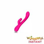 RABBIT vibrator with clitoral rotation and Heat big soft penis, female erotic masturbator, sex, adult toys