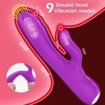 Silicone magic wand penis dildo AV G Spot Clitoris Stimulator Masturbation erotic toy  for for couple Dildo Vibrators for Women