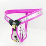 Female Chastity Belt Pants With Anal Vagina Plug Invisible Strap On Stainless Steel Chastity Device Bondage Sex Toys For Woman