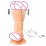 Multi-frequency vibration dildo sex toys realistic penis with suction cup G-spot vaginal stimulator masturbation sex products