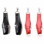 Leather Wrist Suspension Cuffs Restraint BDSM Bondage Strap Hanging Handcuffs for Adult Sex Toy