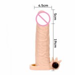 Crystal Vibrator Cock Ring Set Male Condom Sex Toys Colorless Condom Spike Braces Penis Enlargement Delay Casing Growth Reusable