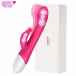 Female Rabbit Vibrator G-spot Dildo Vagina Clitoris Stimulator Silicone Adult Sex Toys For Women Anal Massager Sex Products