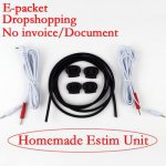 20pcs/set Conductive Rubber Kit with 2-in-1 TENS Pinwires Cables CBT Adult Sex Games DIY Electrodes