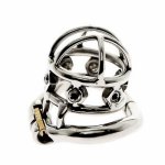 Stainless Steel Chastity Cock Cage Male Chastity Belt Sex Toys For Men Testicles BDSM Fetish Men Adult Sex Toy Games Fetish Men