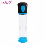 OLO 3 Modes Vacuum Pump Penis Enlargement Male Masturbation Electric Penis Pump Extender Sex Toys For Men