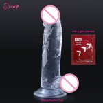 Realistic Dildo Skin Feeling Jelly Sex Toys For Female Big Dildo G-Spot Vagina Massage Anal Butt Plug Suction Cup Adult Toys