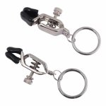 MaryXiong Metal Nipple Clamps with Rings Breast Clip Bdsm SM Bondage Sex Toys for Couples Fantasy Fetish Erotic Toys for Woman