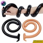 100cm Long Anal Plug PVC Intestine Masturbator Butt Stopper Handle Bar Adult Sex Toys for Women Lesbian Anal-Sex Gay Prostate