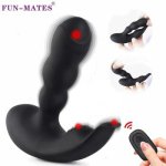 Male Prostate Massager Anal Toys For Men Butt Plug Vibrators Long Beads Vibrating Anal Plug Wireless Buttplug Sex Toys homme