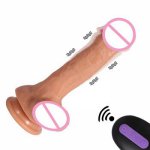 Wireless Control Multi-frequency Vibrator Realistic Big Penis Dildo Couple G-spot Vaginal Masturbation Adult Sex Products