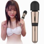 Leten, Leten New Arrive Powerful Waterproof Vibrator for women Big Head Magic AV Wand Massager Clitoris Stimulater Female Adult Sex Toy