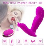 Silicon Wireless Remote Control Vibrator Vibrating Panties adult Sex Toys for Woman Couple G Spot Dildo Stimulator Dual Motor 18
