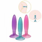 80mm Silicone Mini Anal Plug For Beginner Jelly Dildo Style Butt Plug For Men Women Prostate Massage Anal Sex Toys Adult Game