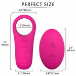 9 Frequency Vibrator Dildo Ring Stimulation Massager Adult Sex Toy for Men A6HC