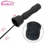 Ikoky, IKOKY Urethral Dilators Silicone 16 Mode Vibrator Penis Plug Sex Toys for Men Catheters Sounds  Medical Themed Toys Masturbator