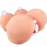 Realistic 3D Butt Pussy Male Masturbator Woman D Cup Big Breast Deep Vagina Ass Soft Chest Masturbation Cup Sex Toy For Men