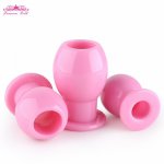 Enema Anal Dilator Hollow Anal Plug Douche Anal Extender Sex Toys For Gay Butt Plug Peep Vagina and Aual Erotic Intimate Goods