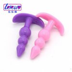 Women Men Silicone Anal Beads Butt Plug Vaginal G-spot Prostate Massager Stimulation Anal Plug Dildo Masturbation Toys