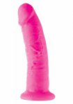 Klasyczne realistyczne dildo dillio 23cm różowy | 100% dyskrecji | bezpieczne zakupy