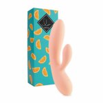 Wibrator ze stymulatorem - feelztoys lea vibrator  cytrus