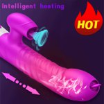 10 Speeds Vibrating dildo with Sucking vibrator for woman Strapon Anal vaginal Clitoris Stimulator vibrators Adult toys and sex