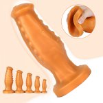 Liquid Silicone Big Butt Plug Female Masturbation G spot Dildo Anal Dilator Erotic Sex Toys for Women Men Huge Penis Anal Plug